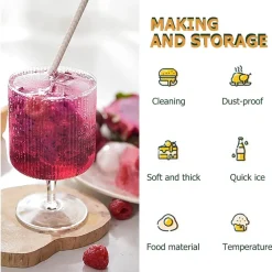 The Cozy Mug Küche & Esszimmer-Stapelbares Eiswürfelbereiter-Set – Gefrierschale aus Silikon für einfache Eiswürfel