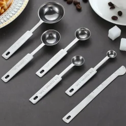 Deco Küche & Esszimmer-Stapelbares Messlöffel-Set – Premium-Küchenutensilien