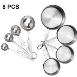 Deco Küche & Esszimmer-Stapelbares Messlöffel-Set – Premium-Küchenutensilien