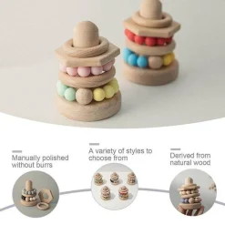 The Decor Haven Babyspielzeug-Stapelspielzeug für Babys – Spielset zur Intelligenzentwicklung