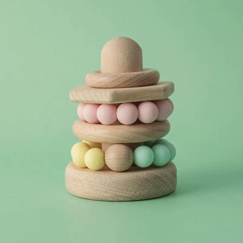 The Decor Haven Babyspielzeug-Stapelspielzeug für Babys – Spielset zur Intelligenzentwicklung