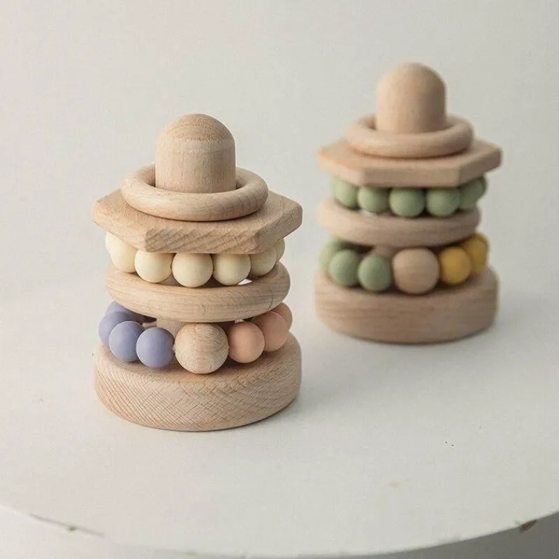 The Decor Haven Babyspielzeug-Stapelspielzeug für Babys – Spielset zur Intelligenzentwicklung