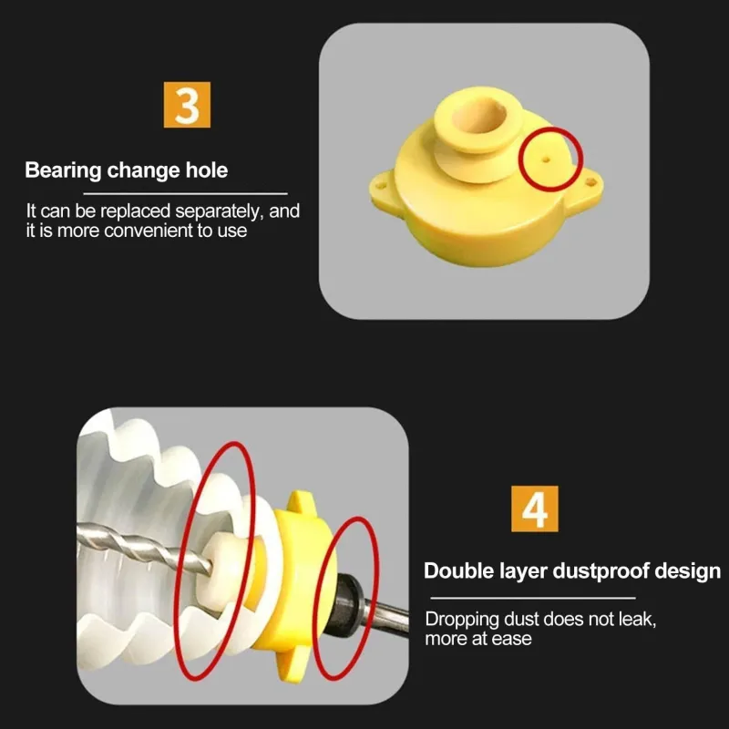 Roam Ready Outdoor-Artikel|Heimwerkzeuge-Staubsammler für elektrische Bohrmaschinen – Staubabsaugaufsatz