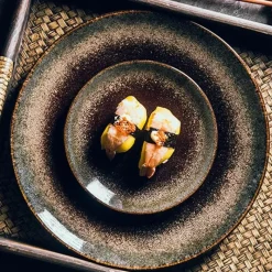 Elegance at the Table Küche & Esszimmer-Steakteller-Set aus Keramik – elegantes Serviertablett im Western-Stil für Mahlzeiten