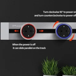 The Decor Haven Gadgets Für Zuhause|Heimwerkzeuge-Steckdosenleiste mit USB-Anschlüssen - Mehrfachsteckdosen-Verlängerungskabel