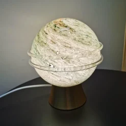 Bright Accents Beleuchtung-Sternenhimmel Glas Tischlampe - Nachtlicht Dekor