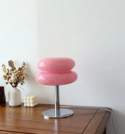 Bright Accents Beleuchtung|Wohndeko-Sternenhimmel Glas Tischlampe - Nachtlicht Dekor