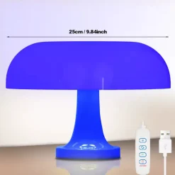 Bright Accents Wohndeko|Beleuchtung-Sternenhimmel Glas Tischlampe - Nachtlicht Dekor