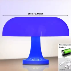 Bright Accents Wohndeko|Beleuchtung-Sternenhimmel Glas Tischlampe - Nachtlicht Dekor