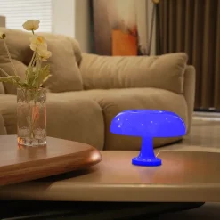 Bright Accents Wohndeko|Beleuchtung-Sternenhimmel Glas Tischlampe - Nachtlicht Dekor