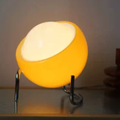 Bright Accents Wohndeko|Beleuchtung-Sternenhimmel Glas Tischlampe - Nachtlicht Dekor