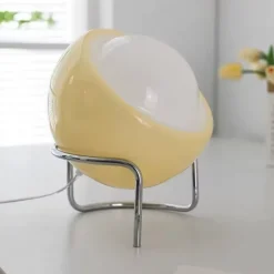 Bright Accents Wohndeko|Beleuchtung-Sternenhimmel Glas Tischlampe - Nachtlicht Dekor