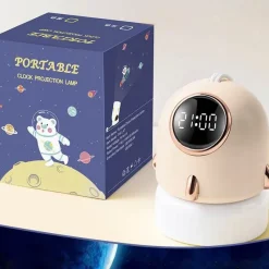 Bright Accents Beleuchtung-Sternenprojektionswecker - LED-Nachtlichtuhr