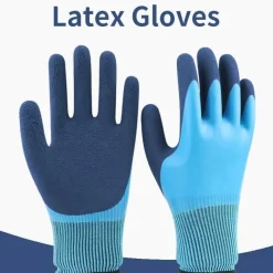 Adventure Basecamp Camping Im Freien|Outdoor & Garten-Stichfeste, wasserdichte Gartenhandschuhe – langlebige Arbeitshandschuhe für den Garten