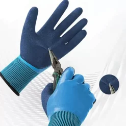 Adventure Basecamp Camping Im Freien|Outdoor & Garten-Stichfeste, wasserdichte Gartenhandschuhe – langlebige Arbeitshandschuhe für den Garten