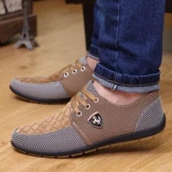 Herren Decor Herrenschuhe-Stilvolle, atmungsaktive Canvas-Schuhe – Herrenschuhe