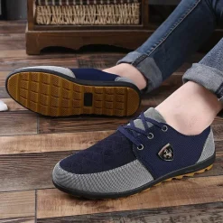 Herren Decor Herrenschuhe-Stilvolle, atmungsaktive Canvas-Schuhe – Herrenschuhe