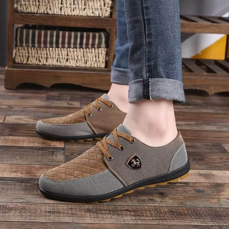 Herren Decor Herrenschuhe-Stilvolle, atmungsaktive Canvas-Schuhe – Herrenschuhe