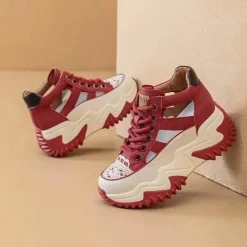 Damen Wilderness Haven Damenschuhe-Stilvolle, atmungsaktive High-Top-Schuhe mit Hohlsohle