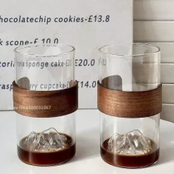 Plates u0026 More Küche & Esszimmer-Stilvolle Kaffeetasse aus Glas – Hängende Ohr-Latte-Tasse