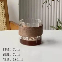 Plates u0026 More Küche & Esszimmer-Stilvolle Kaffeetasse aus Glas – Hängende Ohr-Latte-Tasse