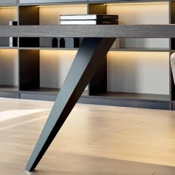 The Lounge Loft Möbel-Stilvoller Büroschreibtisch aus Eiche – Eleganter Arbeitsplatz aus Holz