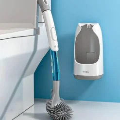 The Blissful Bath Badezimmer-Stilvolles Badezimmerset - Kreativer Seifenspender, Toilettenbürste