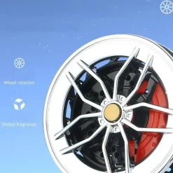 Wild u0026 Free Gear Autozubehör|Automobilindustrie-Stilvolles Rad-Lüftungsgitter, drehbar, Aromatherapie, Auto-Lufterfrischer