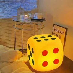 Cozy Living Beleuchtung|Möbel-Stimmungsvolle Würfel-Stehleuchte – Stilvolle Nachttischbeleuchtung