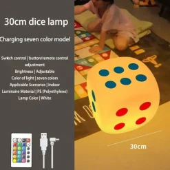 Cozy Living Beleuchtung|Möbel-Stimmungsvolle Würfel-Stehleuchte – Stilvolle Nachttischbeleuchtung