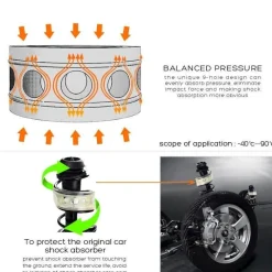 Wild u0026 Free Gear Autozubehör|Automobilindustrie-Stoßdämpferfeder für Auto-Stoßdämpfer – Komfort-Federungs-Upgrade