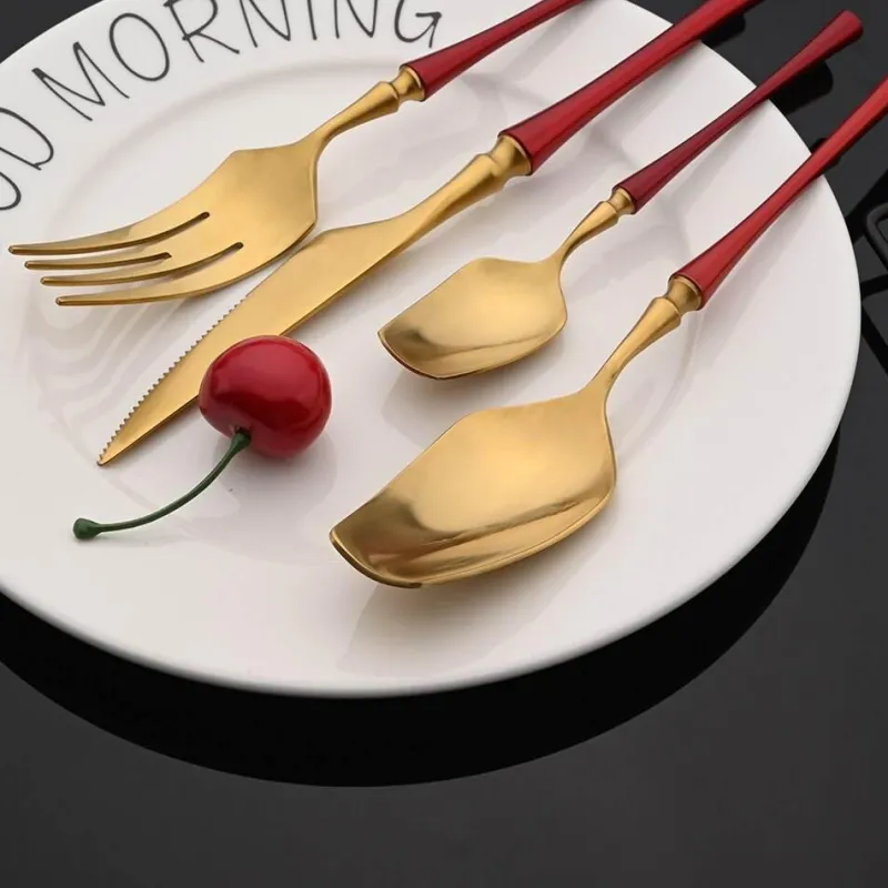 Cutlery Craft Küche & Esszimmer-Stohrer Edelstahl-Besteckset – Edles Essbesteck