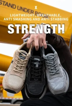 Wilderness Haven Outdoor-Artikel|Camping Im Freien-Strapazierfähige, atmungsaktive Sicherheitsschuhe – Arbeitsschuhe für alle Jahreszeiten