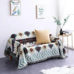 Snug u0026 Soft Bettzeug-Strickdecke mit Blumen und Vögeln – Moderne Winterdecke