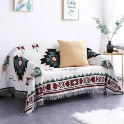 Snug u0026 Soft Bettzeug-Strickdecke mit Blumen und Vögeln – Moderne Winterdecke