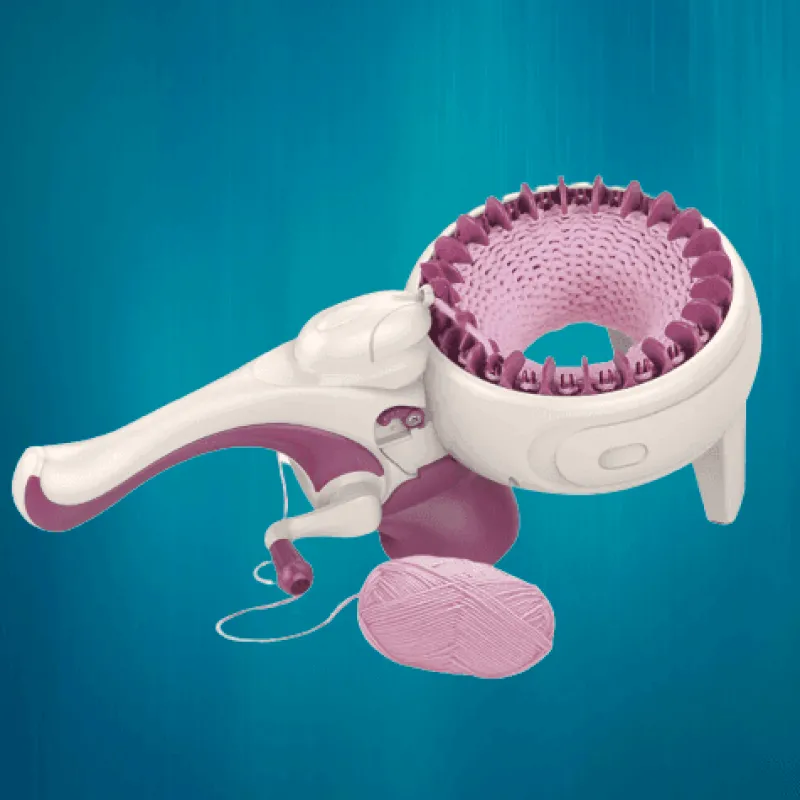 The Decor Haven Babyspielzeug-Strickmaschinenspielzeug – pädagogisches Bastelwerkzeug für Kinder