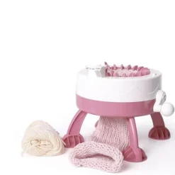 The Decor Haven Babyspielzeug-Strickmaschinenspielzeug – pädagogisches Bastelwerkzeug für Kinder
