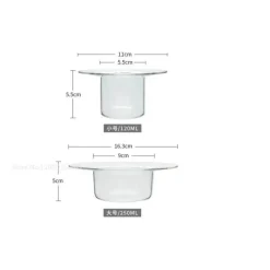 Plates u0026 More Küche & Esszimmer-Strohhut-Glasschale – Süße Dessert- und Obst-Servierschale