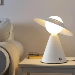 Illuminate Home Beleuchtung-Strohhut-Tischlampe – Dekorative Beleuchtung für die Inneneinrichtung