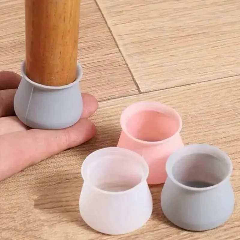 Tom Küche & Esszimmer-Stuhlbeinkappen aus Silikon – Möbelbodenschutz