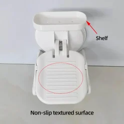 The Blissful Bath Badezimmer-Suction Shower Foot Rest - Safe Bath Foot Care Aid