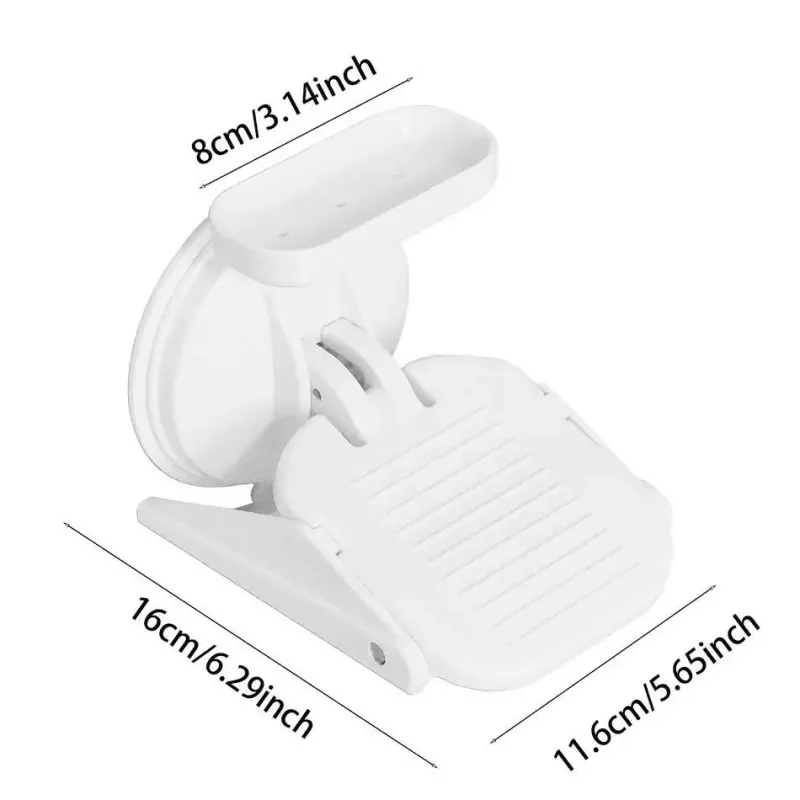 The Blissful Bath Badezimmer-Suction Shower Foot Rest - Safe Bath Foot Care Aid