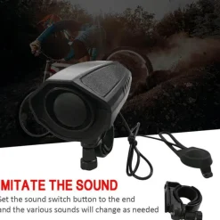 Wilderness Haven Fahrräder & Verkehr|Outdoor-Artikel-Super laute elektrische Fahrradhupe - Fahrradsicherheitsalarm