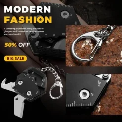 Roam Ready Outdoor-Gadgets|Heimwerkzeuge-Survival Hexagon Tool – Multifunktionale EDC-Outdoor-Ausrüstung