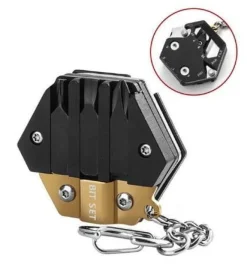 Roam Ready Outdoor-Gadgets|Heimwerkzeuge-Survival Hexagon Tool – Multifunktionale EDC-Outdoor-Ausrüstung