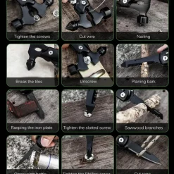 The Outdoor Vault Outdoor-Gadgets|Heimwerkzeuge-Survival-Multitool – Ultimative Outdoor-Ausrüstung