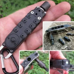 Roam Ready Camping-Werkzeuge|Outdoor-Artikel-Survival-Schlüsselanhänger-Tool – Kompaktes multifunktionales Camping-Zubehör