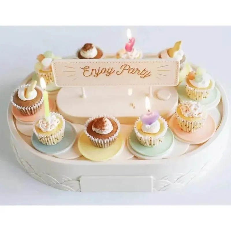 Tom Küche & Esszimmer-Sushi-Förderband-Präsentationsständer für Hochzeitsfeiern – Elegante Buffet-Präsentation