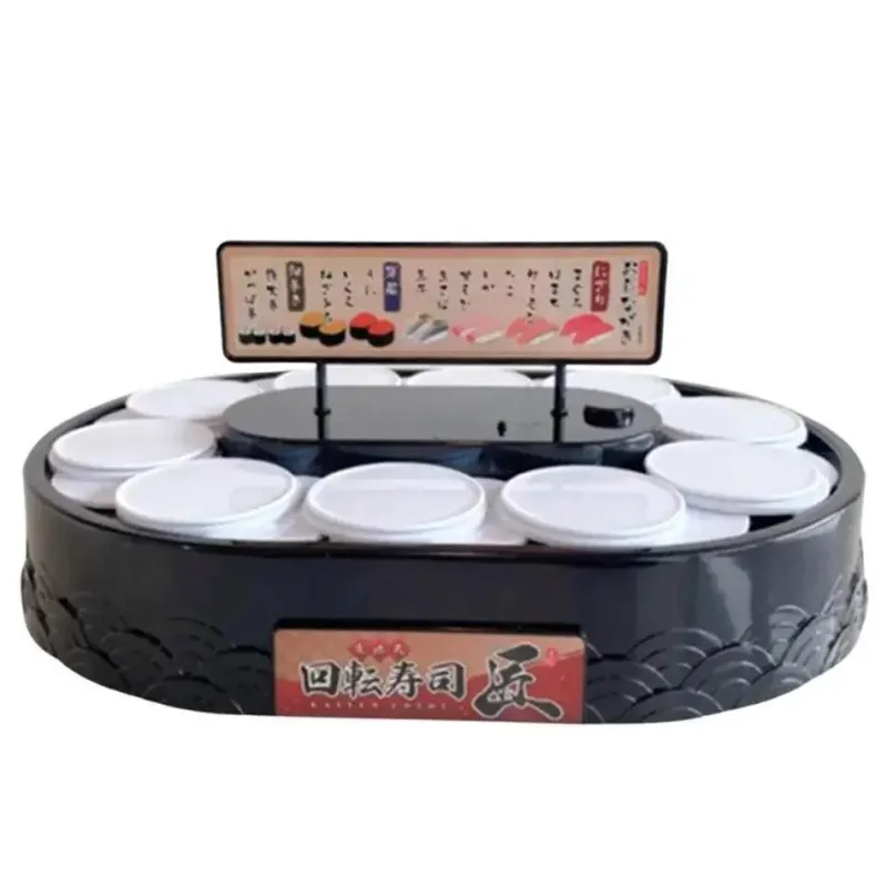 Tom Küche & Esszimmer-Sushi-Förderband-Präsentationsständer für Hochzeitsfeiern – Elegante Buffet-Präsentation