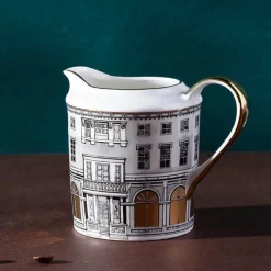 Feast u0026 Flair Küche & Esszimmer-Swan Fort Teeservice aus Knochenporzellan – Kaffeekanne, Milchglas, Zuckerbehälter